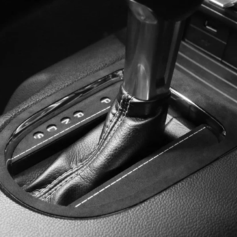 Ford Mustang Alcantara Gear Shift Panel Trim 2015-23