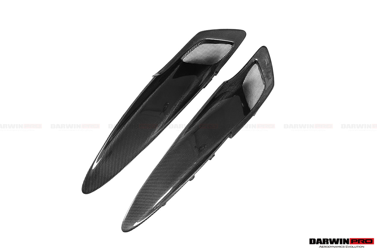 2017 - 2021 McLaren 720S Dry Carbon Fiber Rear Trunk Air Intake Vents Replacement