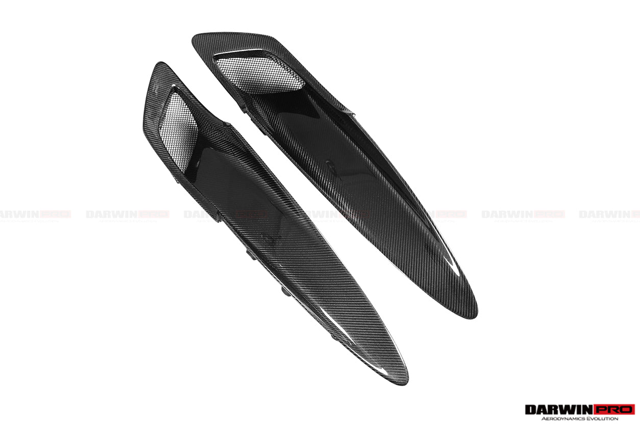 2017 - 2021 McLaren 720s Dry Carbon Fiber Rear Trunk Air Intake Vents Replacement