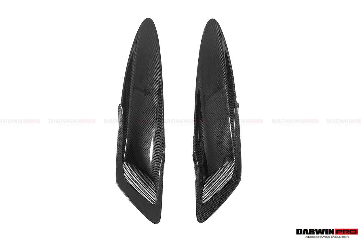 2017 - 2021 McLaren 720s Dry Carbon Fiber Rear Trunk Air Intake Vents Replacement