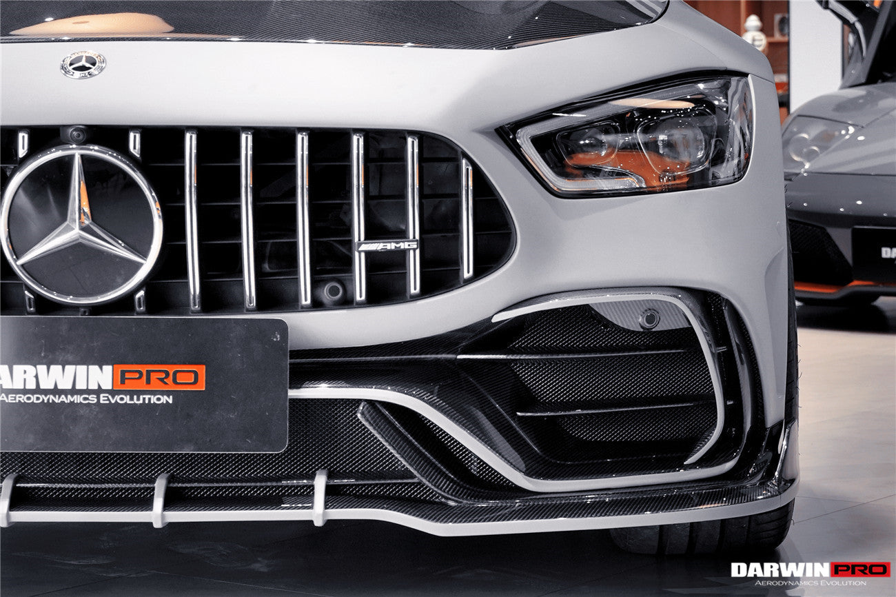 2019 - 2024 Mercedes Benz AMG GT50 GT53 GT43 GT63 GT63S 4Door Coupe X290 IMP Performance Ver.2 Part Carbon Fiber Front Bumper