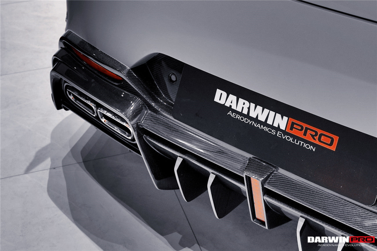 2019 - 2024 Mercedes Benz AMG GT50 GT53 GT43 GT63 GT63S 4Door Coupe X290 IMP Performance Ver.2 Part Carbon Fiber Rear Bumper
