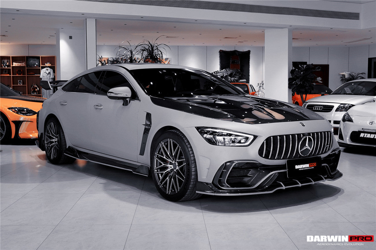 2019 - 2024 Mercedes Benz AMG GT50 GT53 GT43 GT63 GT63S 4Door Coupe X290 IMP Performance Ver.2 Part Carbon Fiber Front Bumper