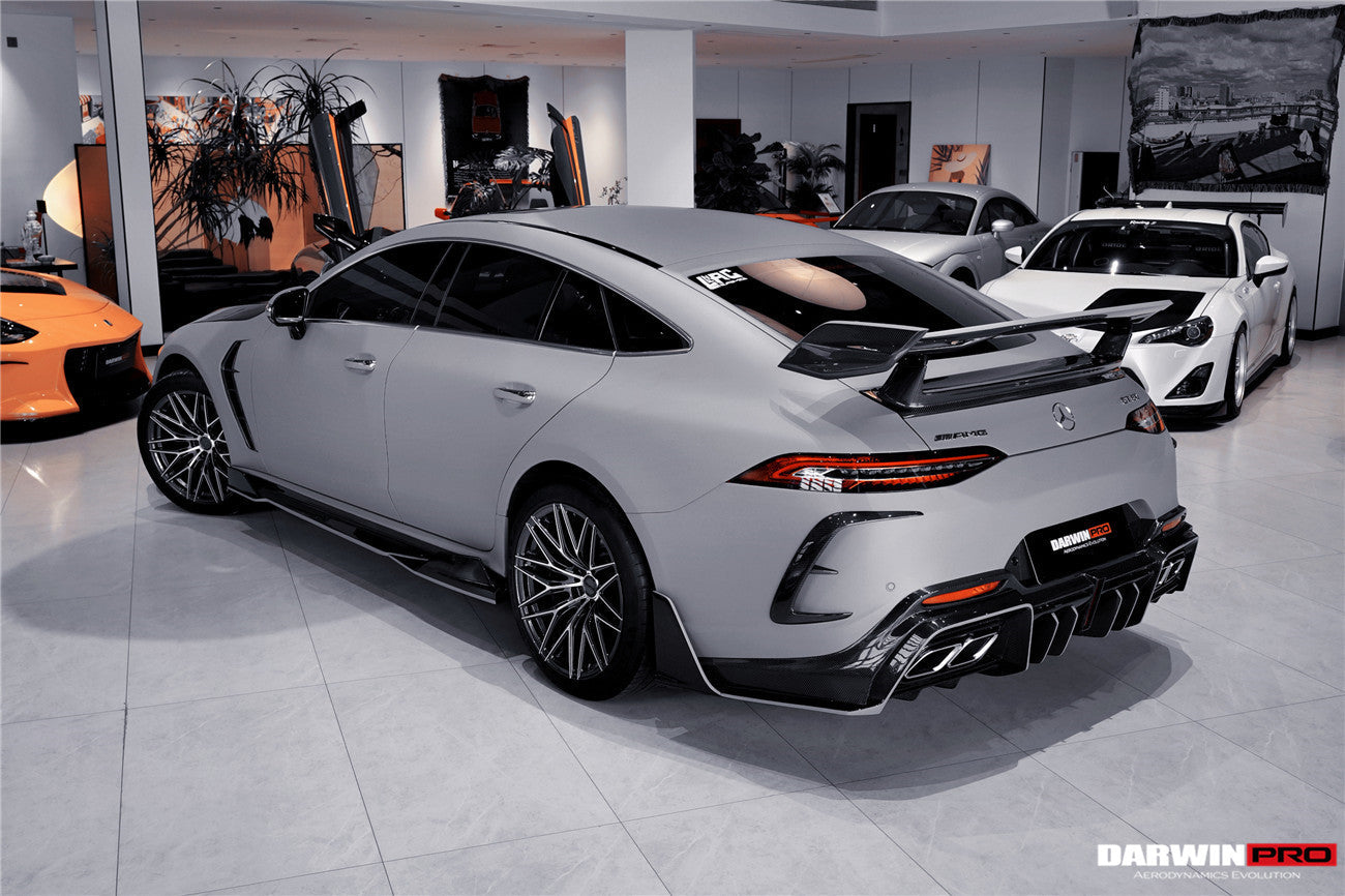 2019 - 2024 Mercedes Benz AMG GT50 GT53 GT43 GT63 GT63S 4Door Coupe X290 IMP Performance Ver.2 Part Carbon Fiber Rear Bumper