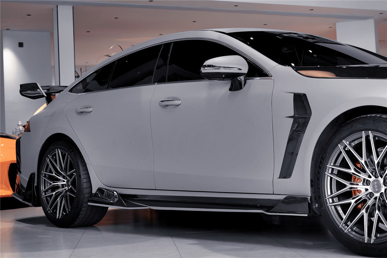 2019 - 2024 Mercedes Benz AMG GT50 GT53 GT43 GT63 GT63S 4Door Coupe X290 IMP Performance Ver.2 Side Skirts