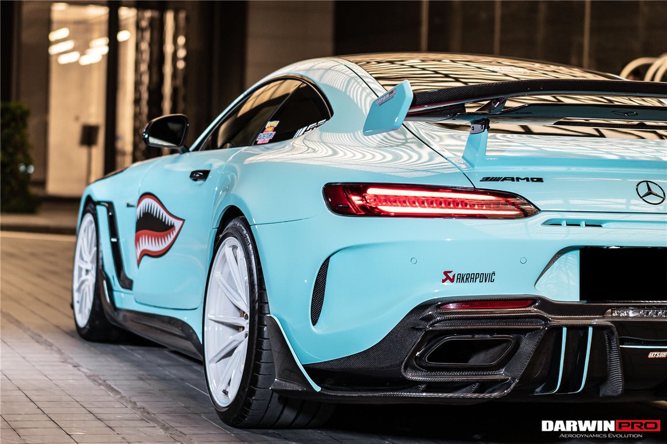 2017 - 2021 Mercedes Benz AMG GTC IMPII Part Carbon Fiber Rear Bumper With Exhasust tips