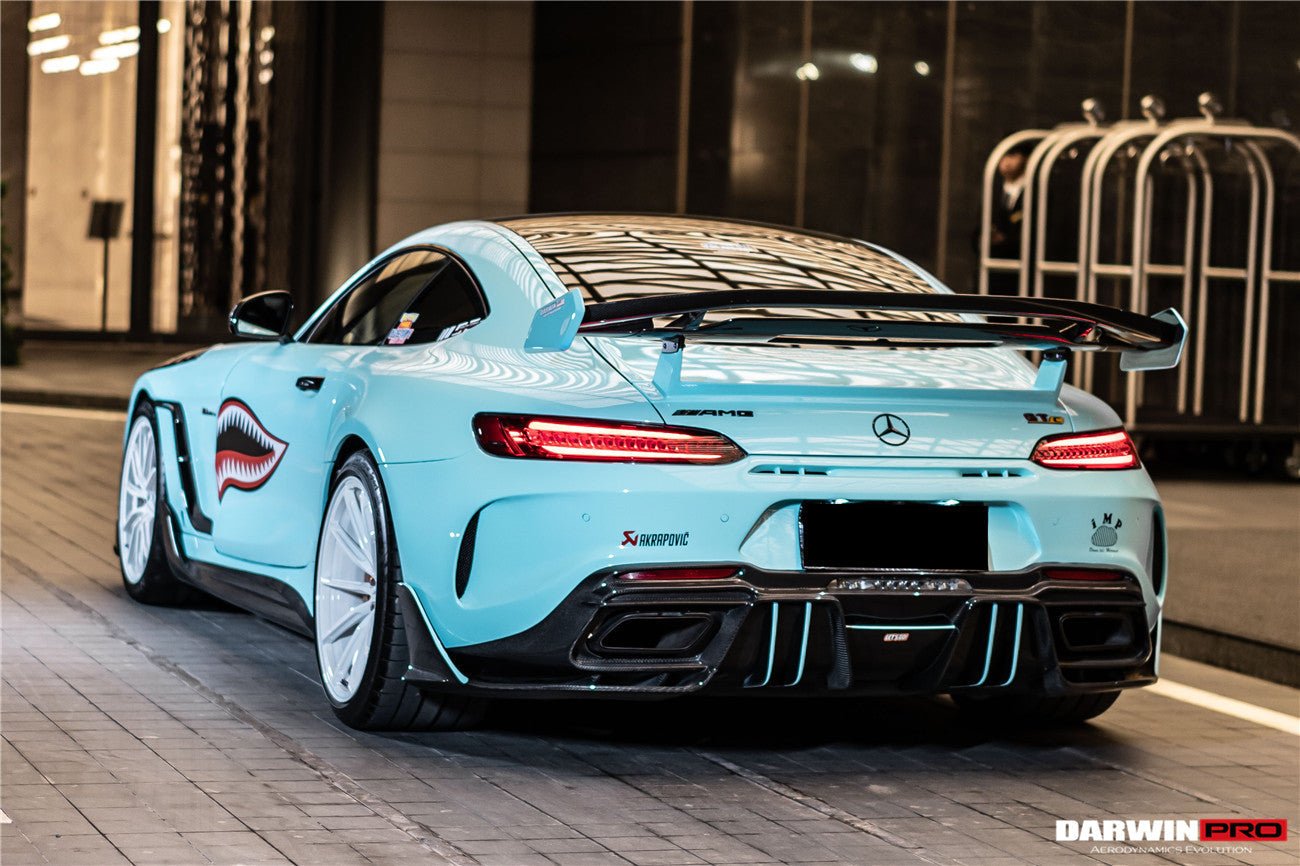 2017 - 2021 Mercedes Benz AMG GTC IMPII Part Carbon Fiber Rear Bumper With Exhasust tips