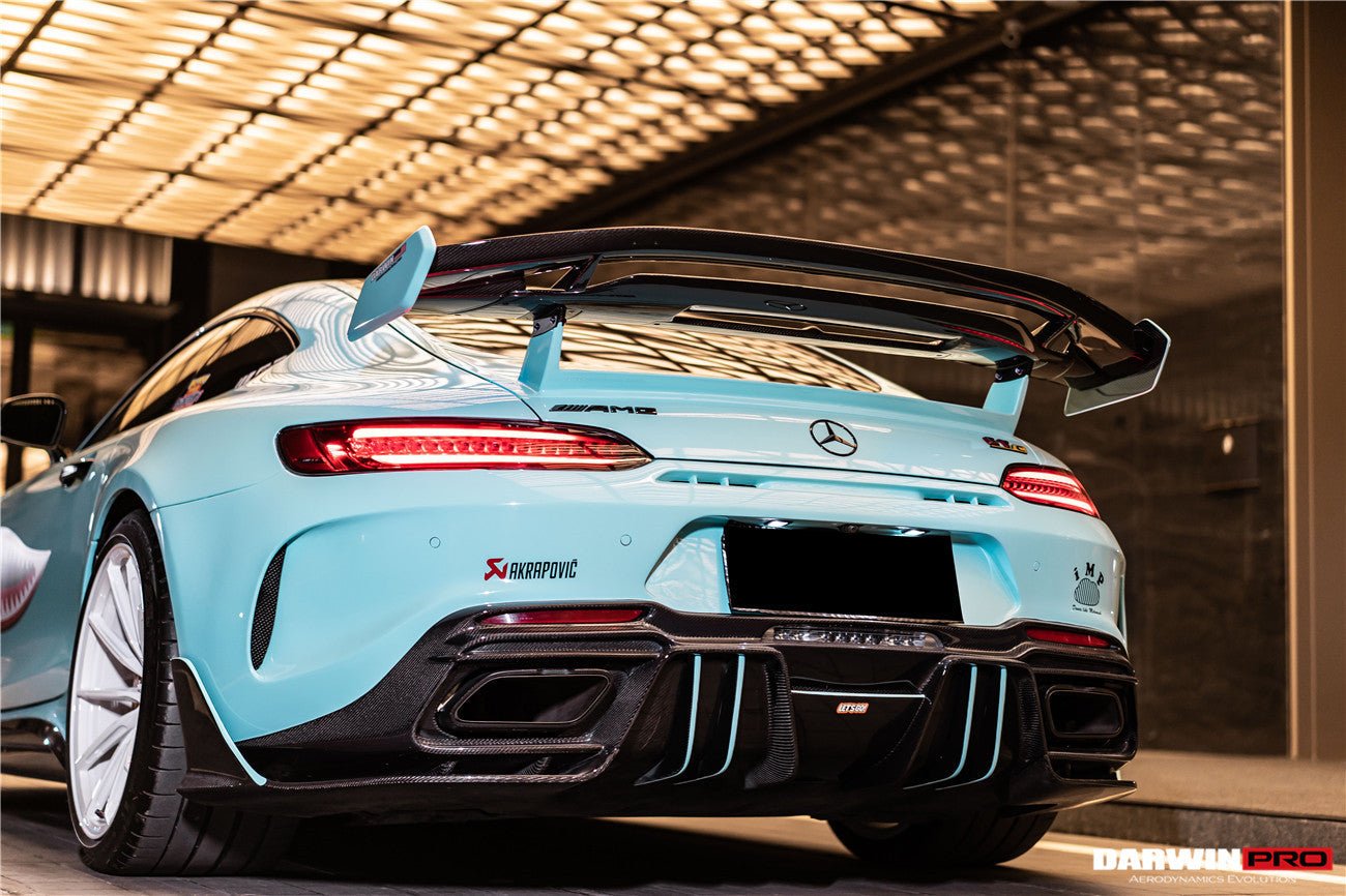 2017 - 2021 Mercedes Benz AMG GTC IMPII Part Carbon Fiber Rear Bumper With Exhasust tips