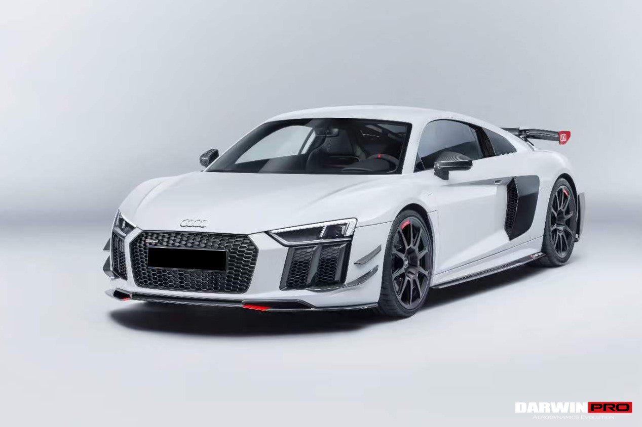 2016 - 2018 Audi R8 GEN2 Coupe&Spyder Performance Parts Style Dry Carbon Fiber Side Skirts