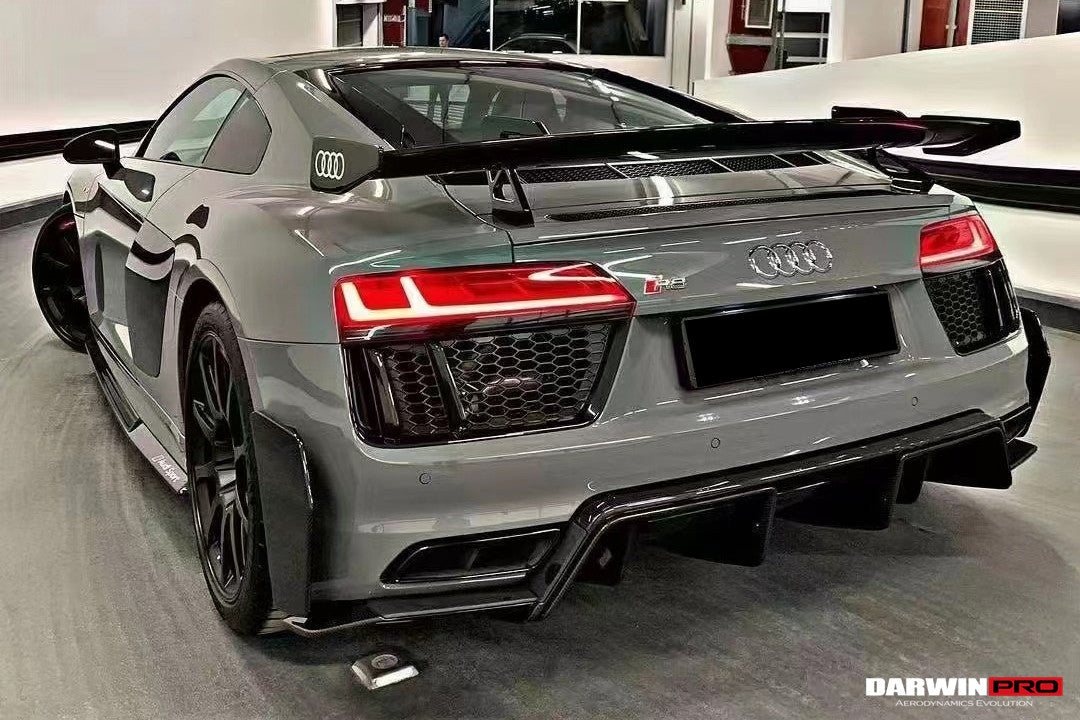 2016 - 2018 Audi R8 GEN2 Coupe&Spyder Performance Parts Style Dry Carbon Fiber Side Skirts