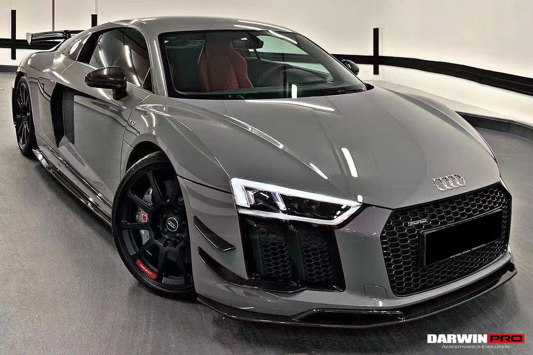 2016 - 2018 Audi R8 GEN2 Coupe&Spyder Performance Parts Style Dry Carbon Fiber Side Skirts