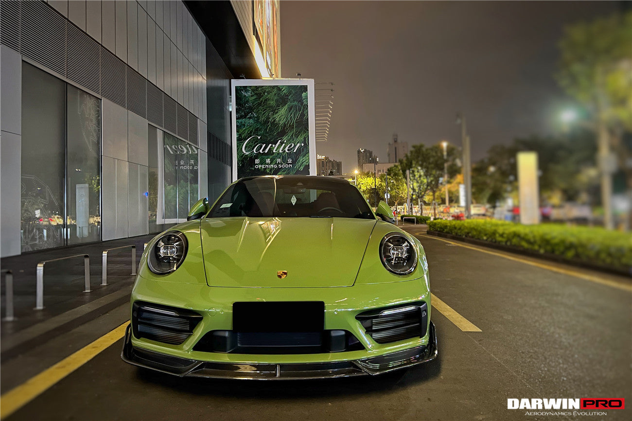 2019 - 2023 Porsche 911 992 Carrera/Targa S/4/4S SD-Sport Design Modl BKSS Style Front Lip