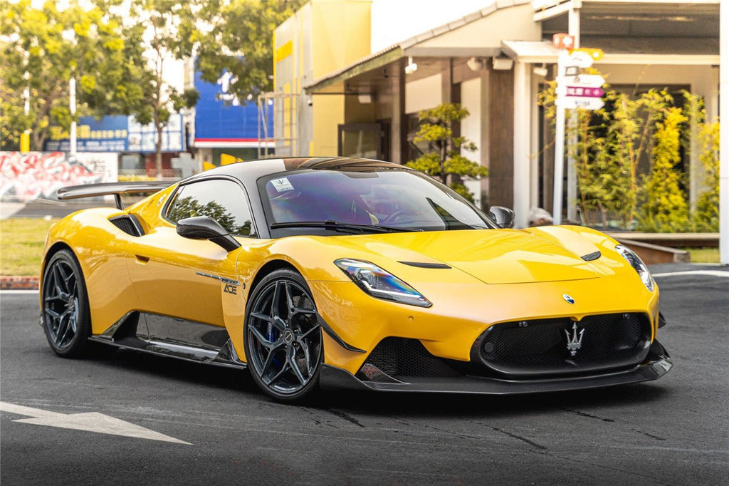 2020 - 2024 Maserati MC20 SVD Style Dry Carbon Fiber Front Lip