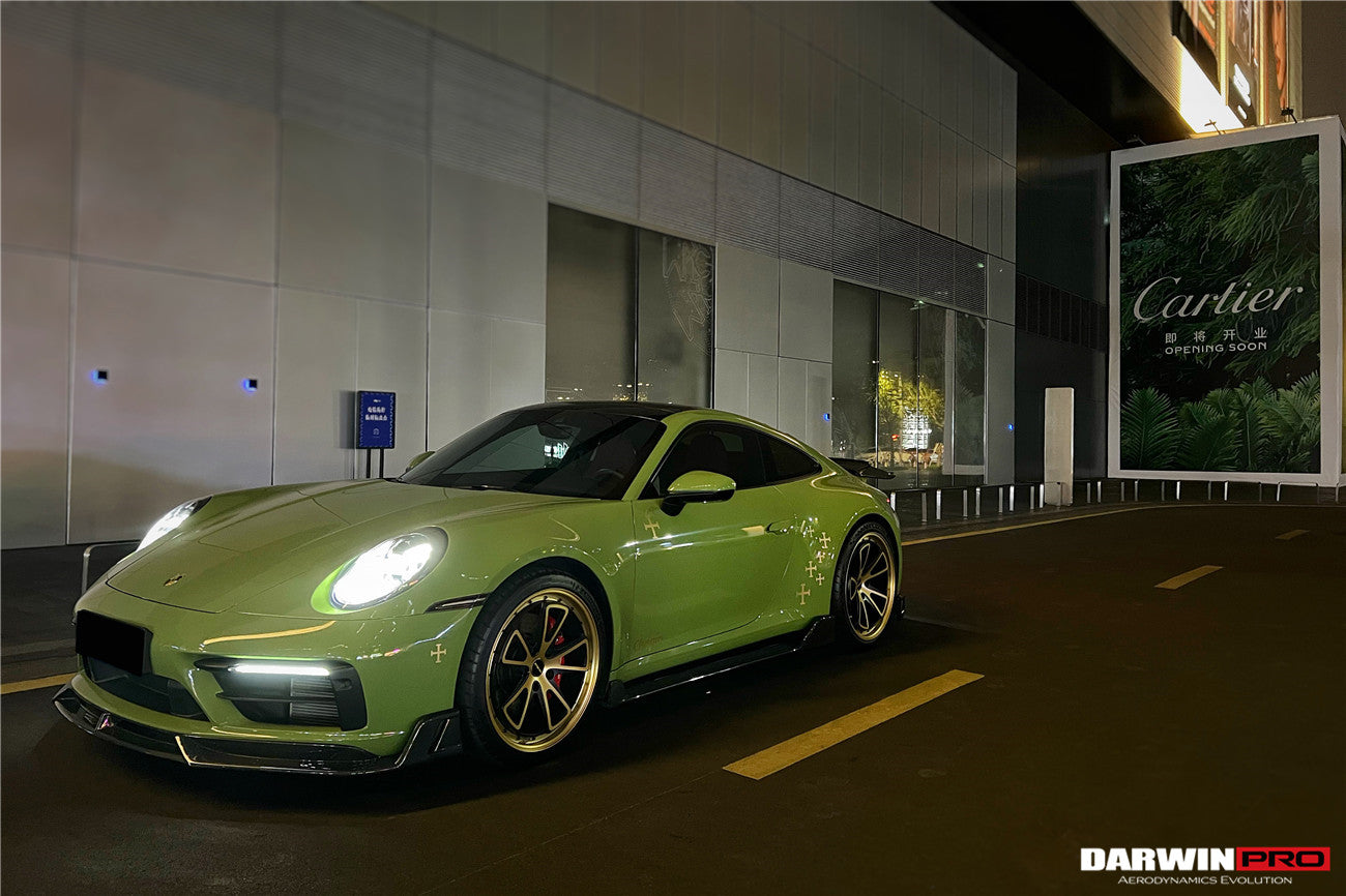 2019 - 2023 Porsche 911 992 Carrera/Targa S/4/4S SD-Sport Design Modl BKSS Style Front Lip