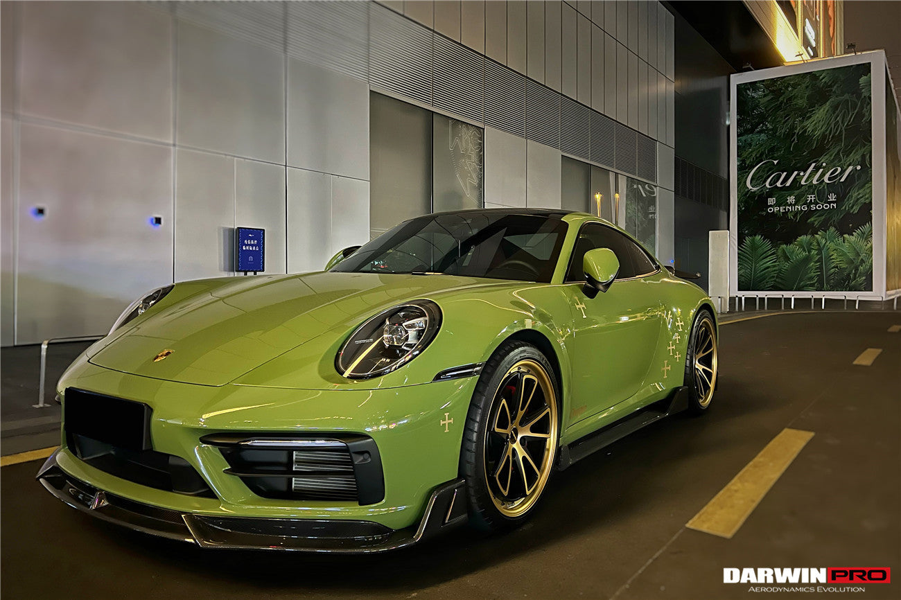 2019 - 2023 Porsche 911 992 Carrera/Targa S/4/4S SD-Sport Design Modl BKSS Style Front Lip