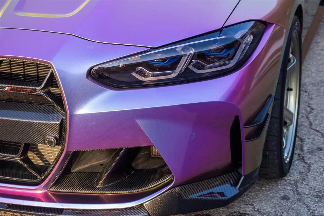 2021-2025 BMW M3 G80 M4 G82 G83 MP Style Carbon Fiber Front Bumper Air Vents