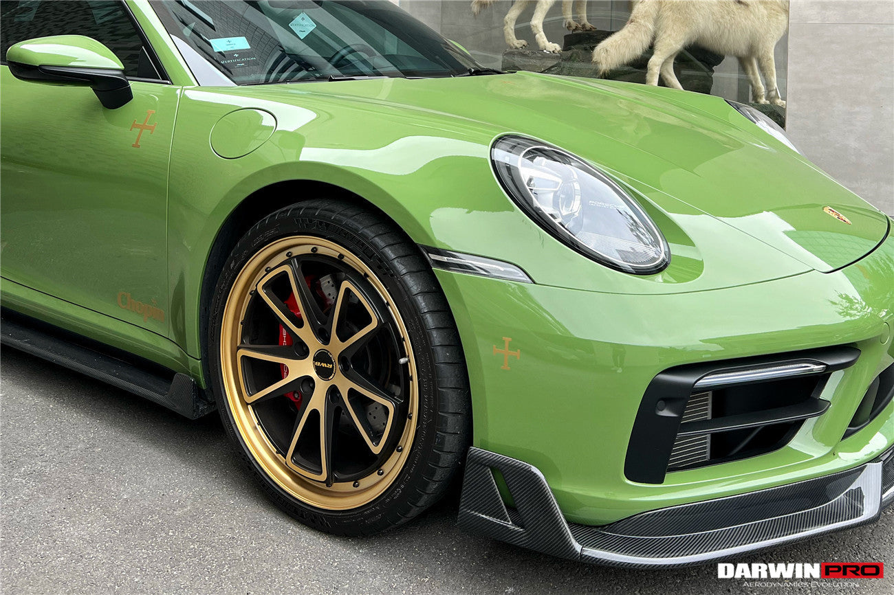 2019 - 2023 Porsche 911 992 Carrera/Targa S/4/4S SD-Sport Design Modl BKSS Style Front Lip