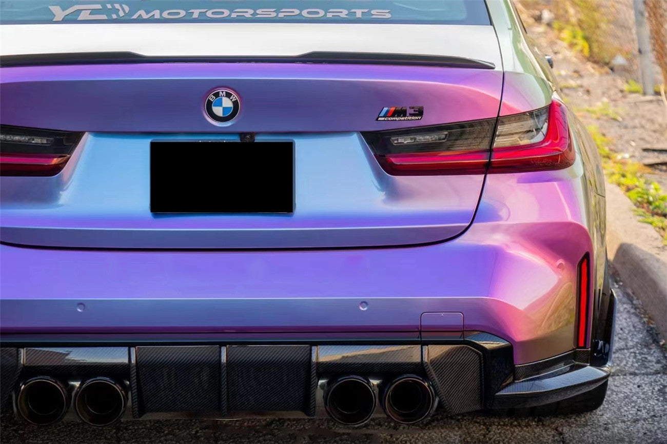 2021-UP BMW M3 G80 MP Style Carbon Fiber Rear Winglets