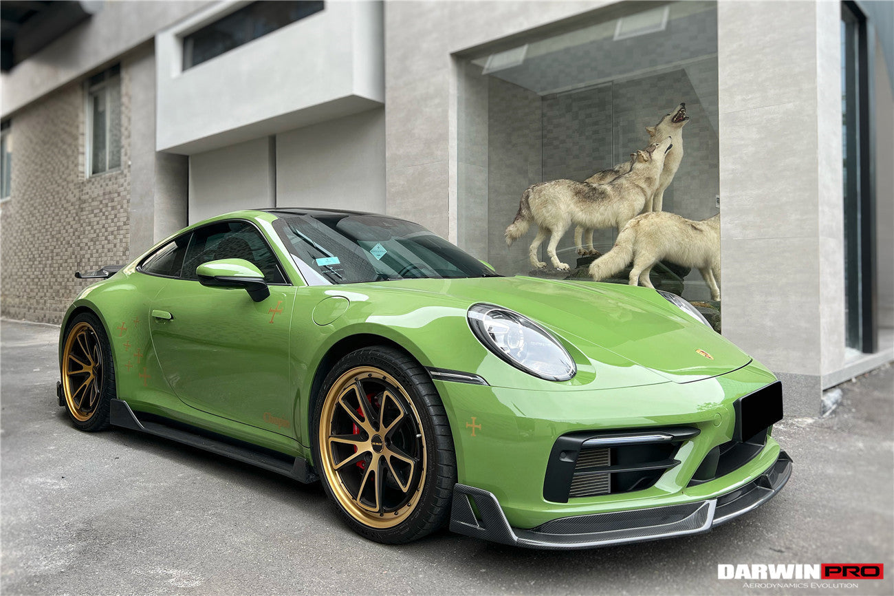 2019 - 2023 Porsche 911 992 Carrera/Targa S/4/4S SD-Sport Design Modl BKSS Style Front Lip