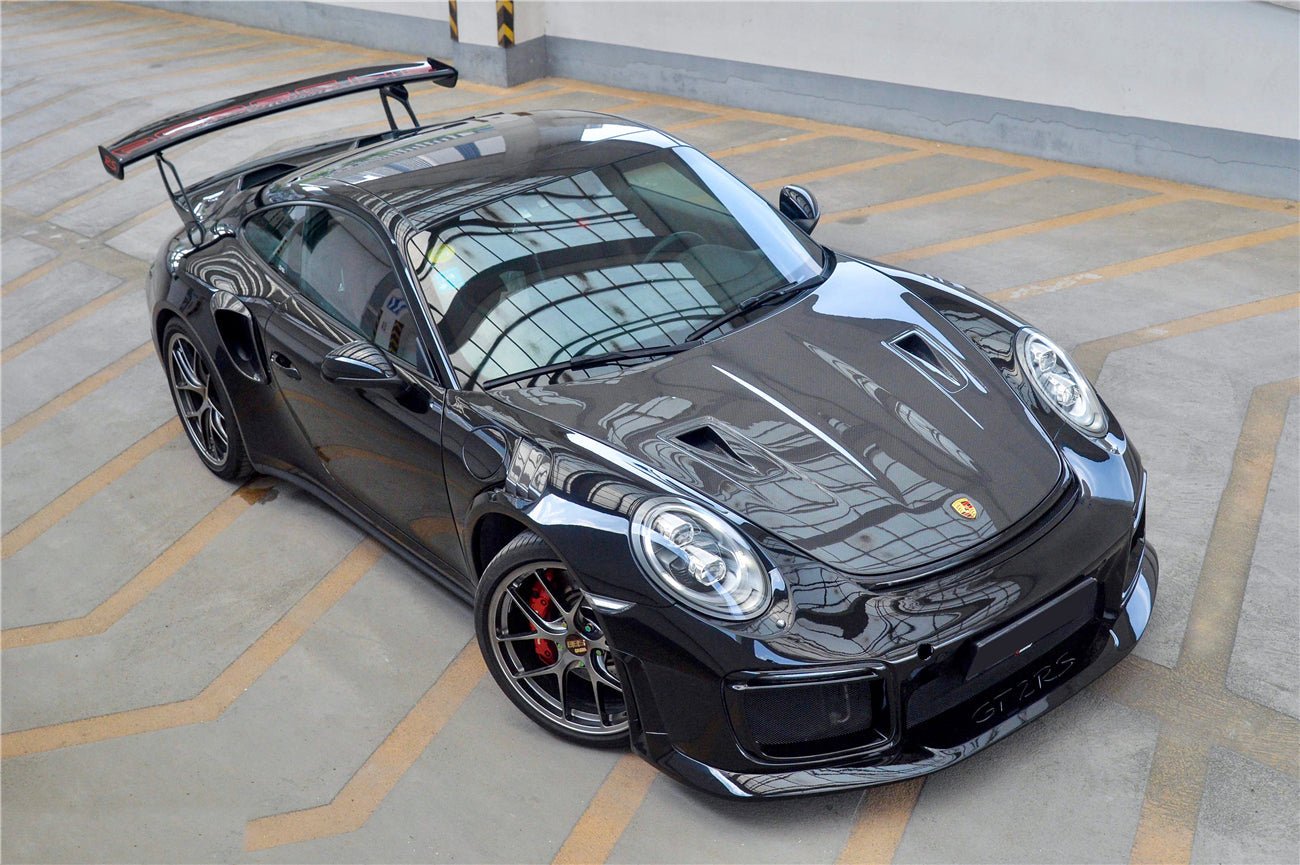 2013-2019 Porsche 991 Carrera & Targa S & 4 & 4s GT2RS Style Carbon Fiber Hood - Carbonado