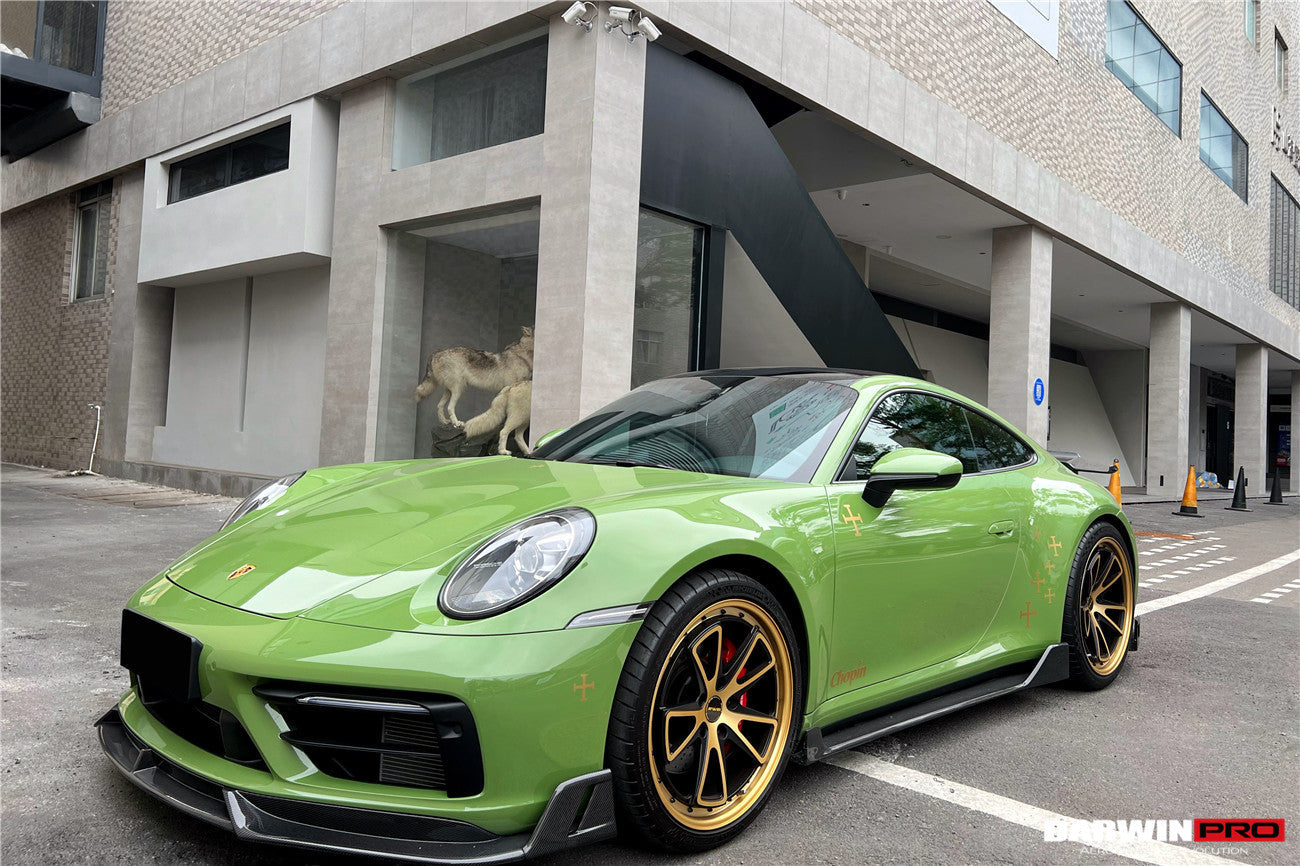 2019 - 2023 Porsche 911 992 Carrera/Targa S/4/4S SD-Sport Design Modl BKSS Style Front Lip