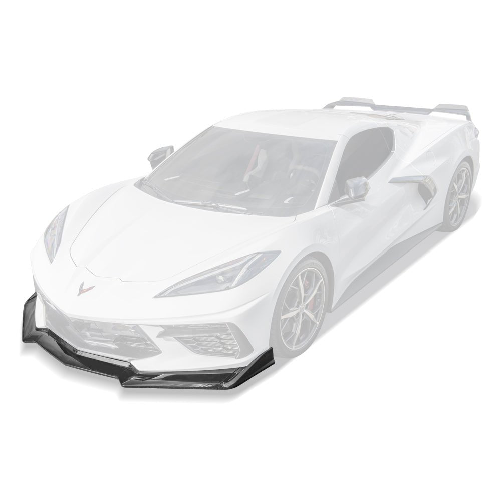 Chevrolet Corvette C8 ZR1 Style 5-Piece Front Splitter Extended Version 2020-Up