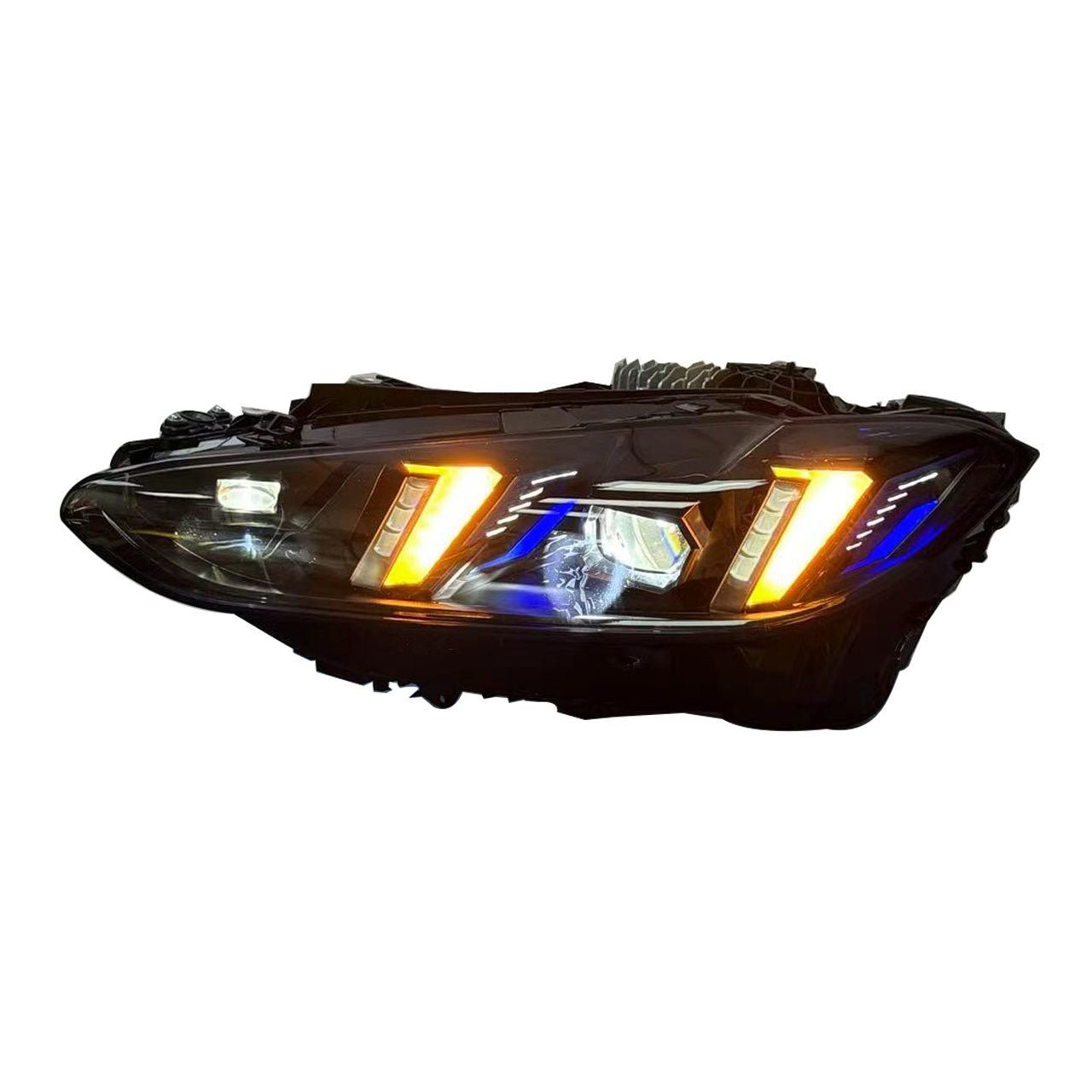 BMW G8X G80 M3 G82 M4 G22 4 Series CSL Yellow/White Complete Snake Eyes Style Headlights 2021 - Current