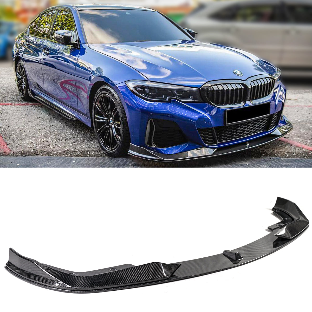 G20 3 Series BMW Front Lip Carbon Fiber 2019-2022
