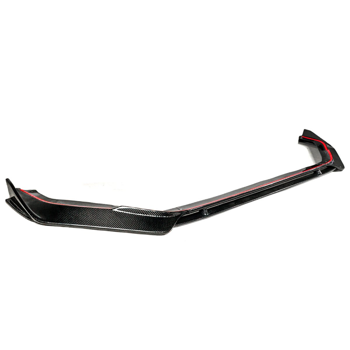 Honda Civic Type-R FL5 AG V2 Style Carbon Fiber Front Bumper Lip Split ...