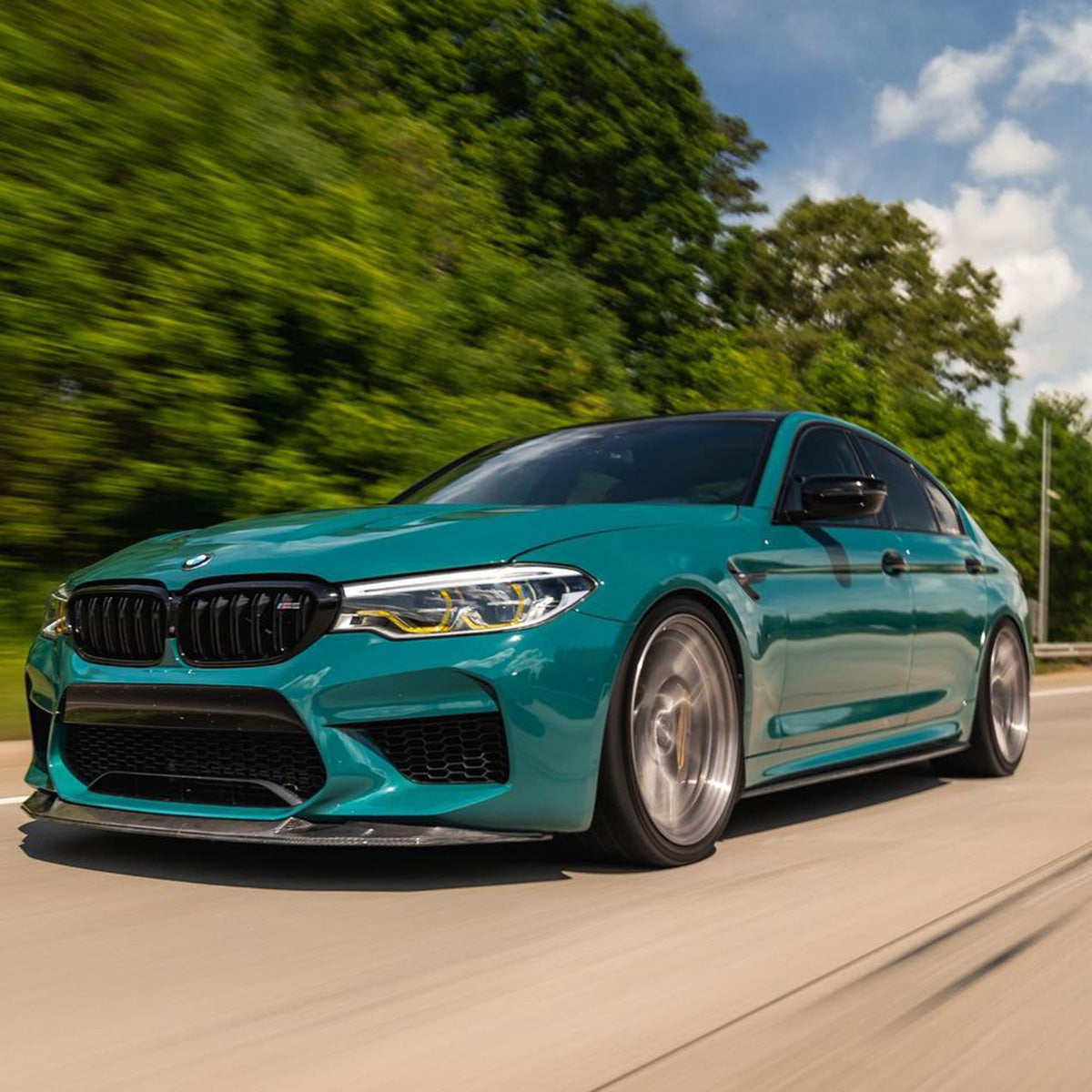 BMW F90 M5 GTS Style Real Carbon Fiber Front Lip (2018-2020)