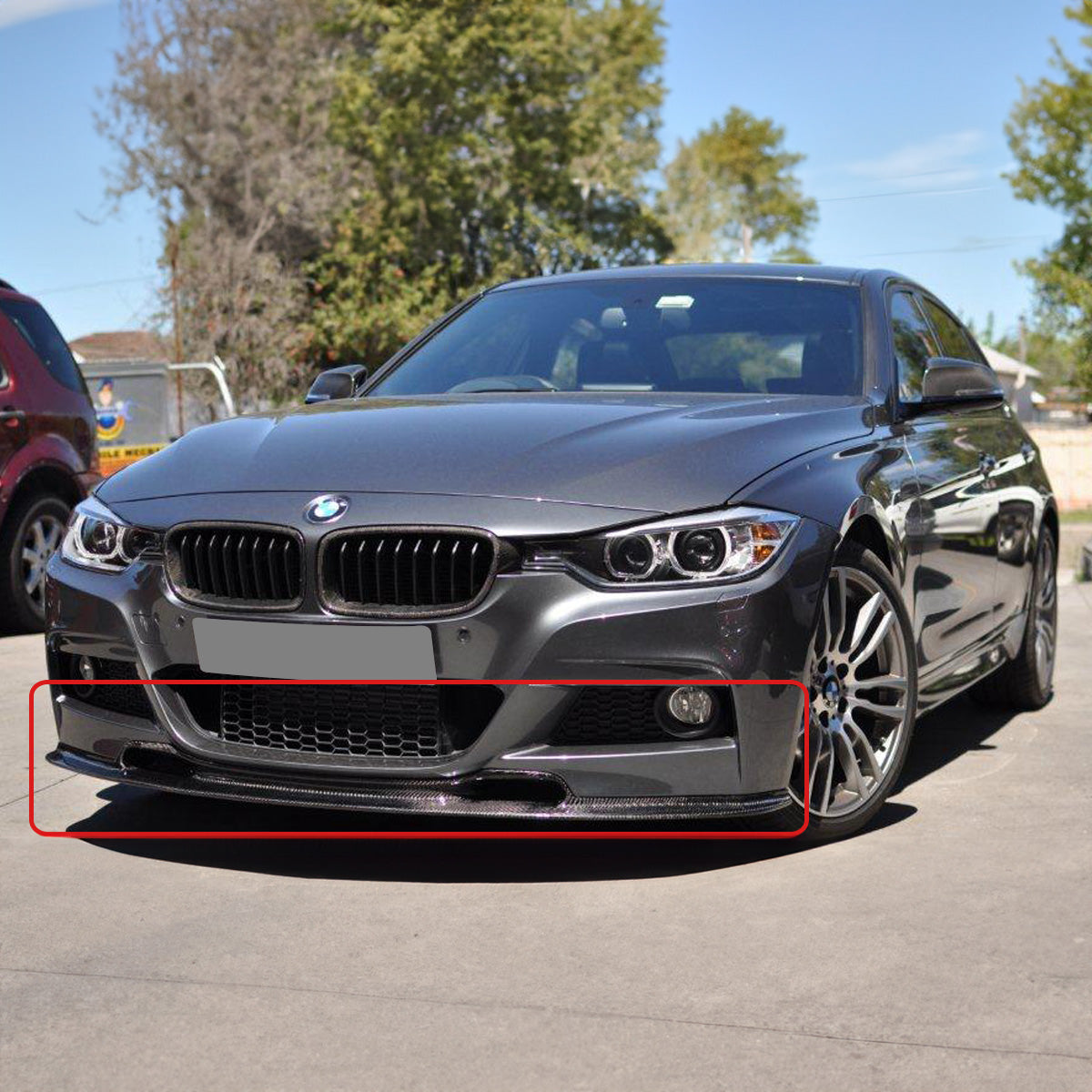 BMW F30 3 Series Carbon Fiber Front Lip (2012-2018)