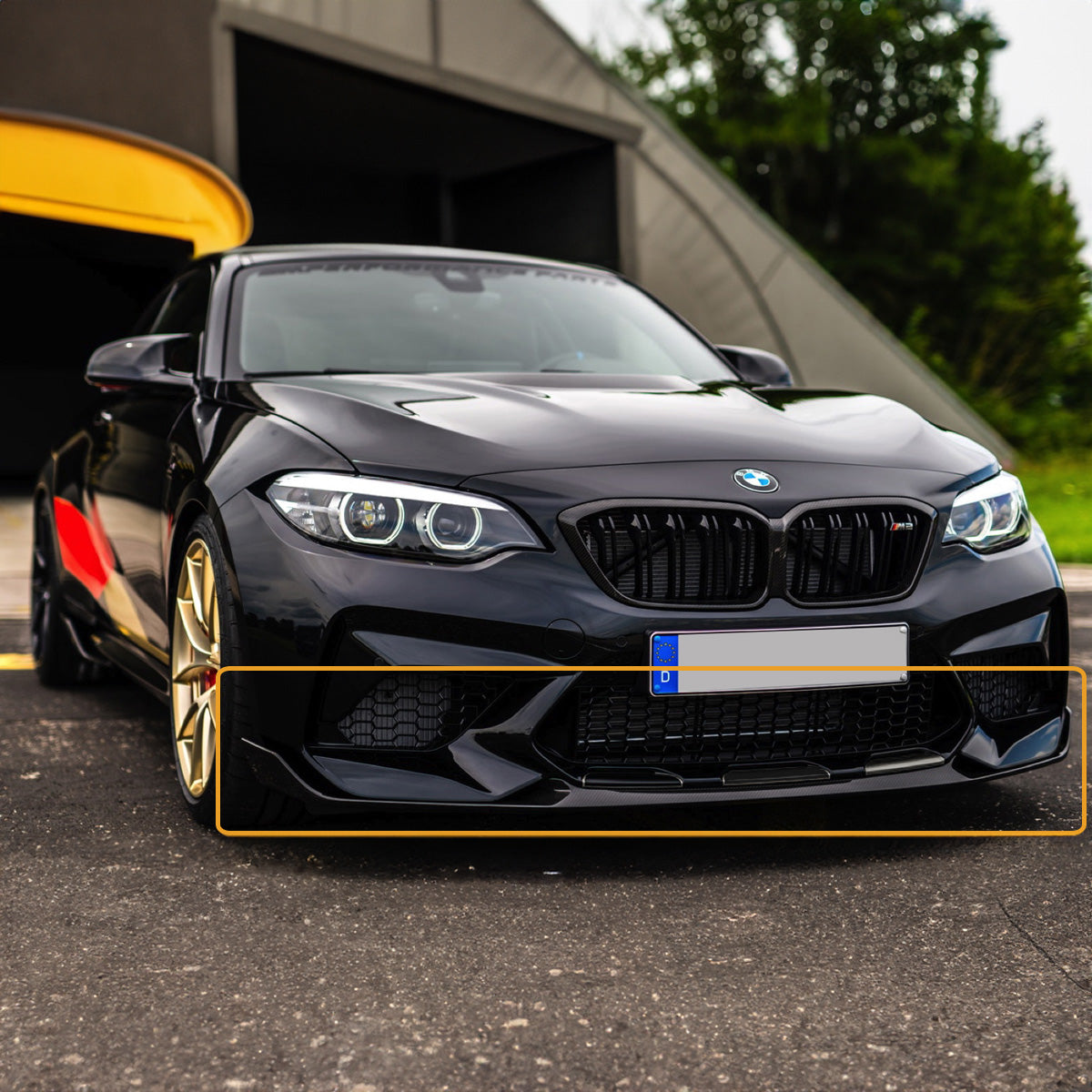 F87 M2 BMW Competition Models Front Lip Carbon Fiber 2019-2021