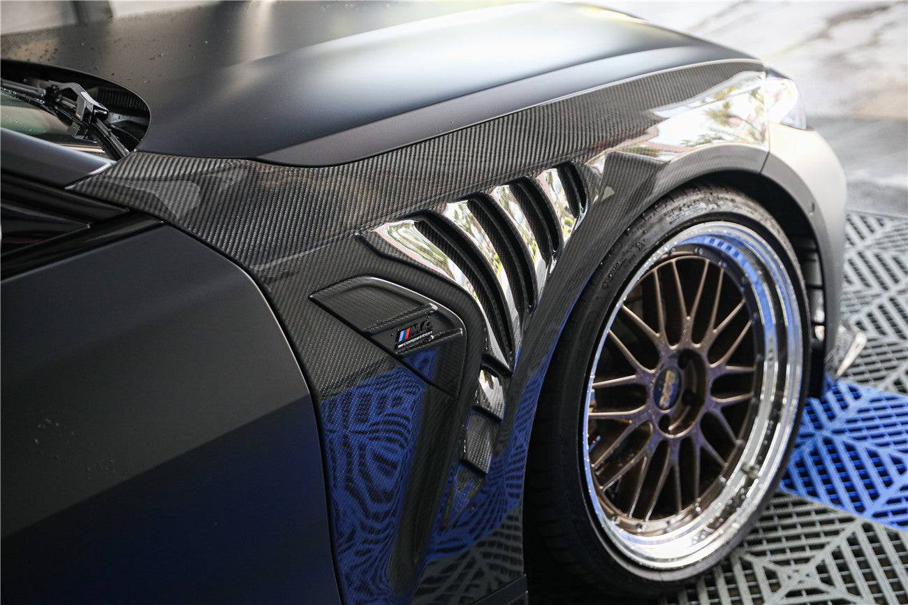 2021-UP BMW M3 G80 & G81 M4 G82 & G83 CSL Style DRY Carbon Fiber Fender - Carbonado