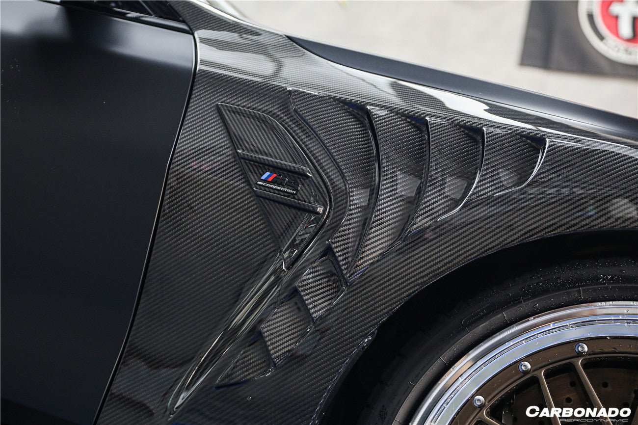 BMW M3 G80 G81 M4 G82 G83 OD Style Dry Carbon Fiber Front Fender 2021-2025