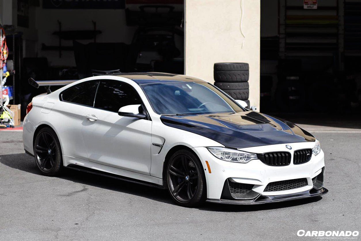 2014-2020 BMW M3 F80 & M4 F82 BS Style Carbon Fiber Front Lip