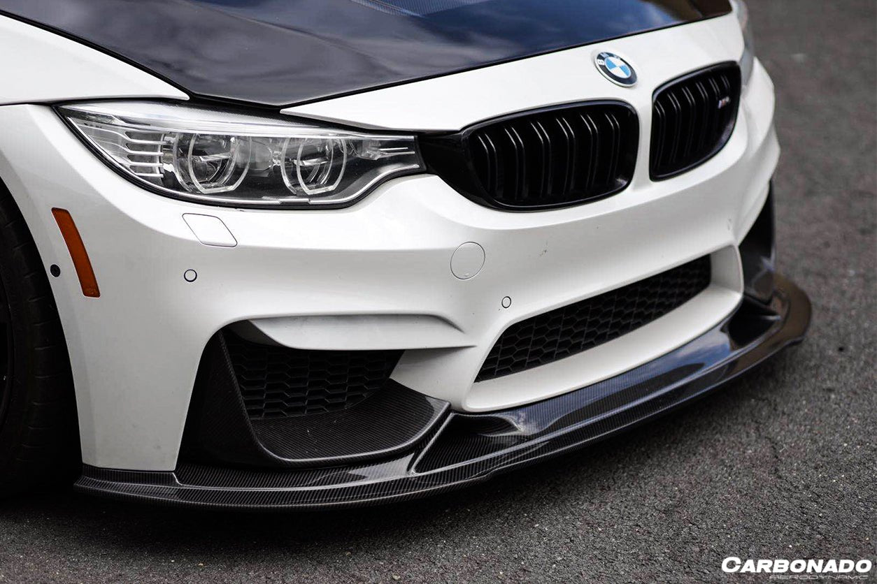 2014-2020 BMW M3 F80 & M4 F82 BS Style Carbon Fiber Front Lip