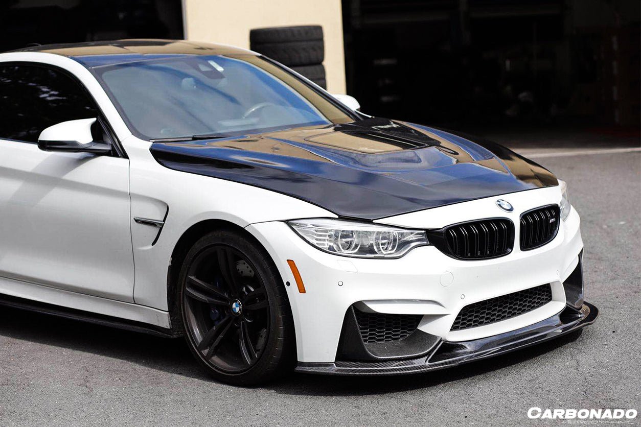 2014-2020 BMW M3 F80 & M4 F82 BS Style Carbon Fiber Front Lip