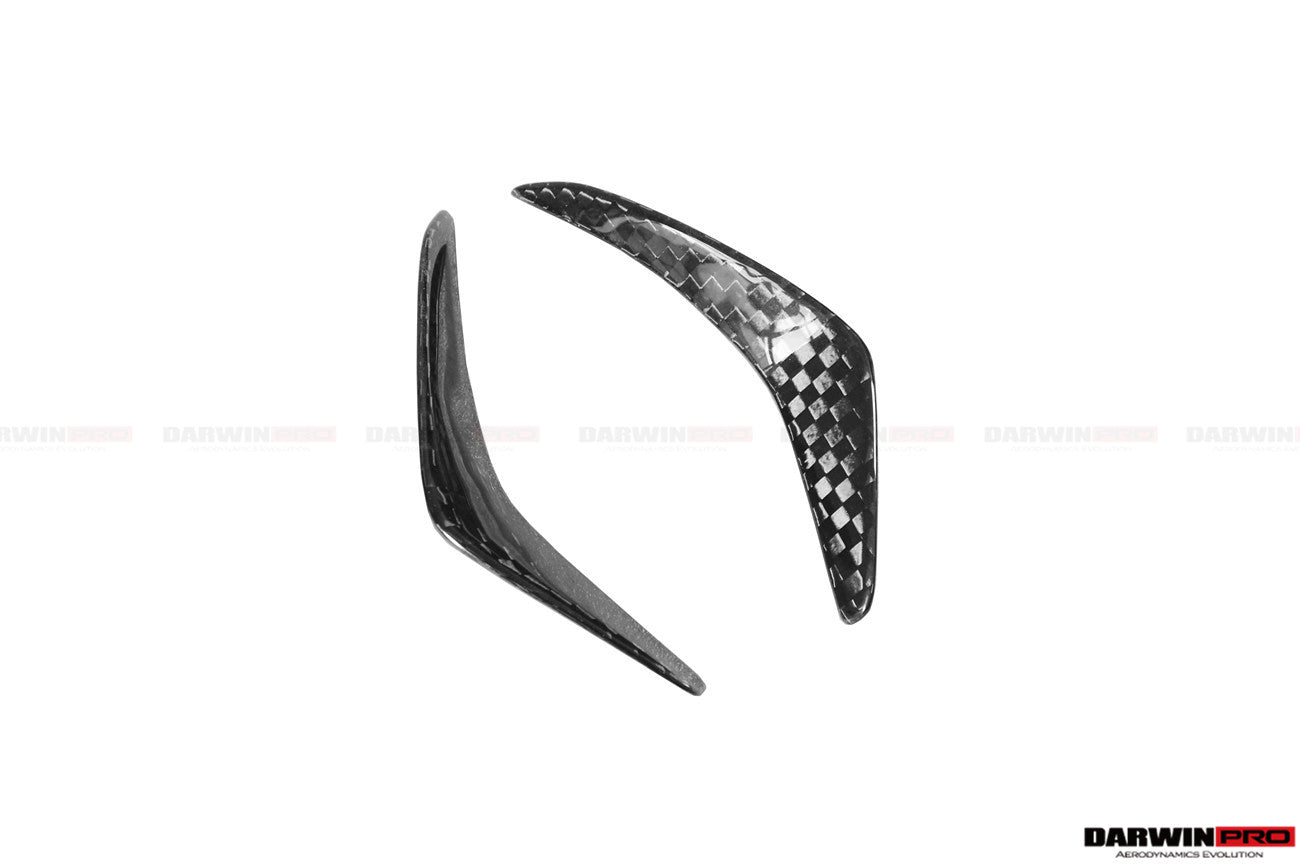 2020 - 2023 Tesla Model Y IMP Performance Carbon Fiber Front  Bumper Canards