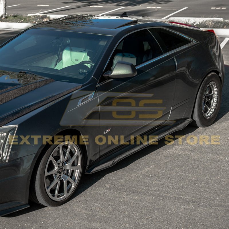 Cadillac CTS-V Coupe Carbon Fiber Side Skirts 2009-2015