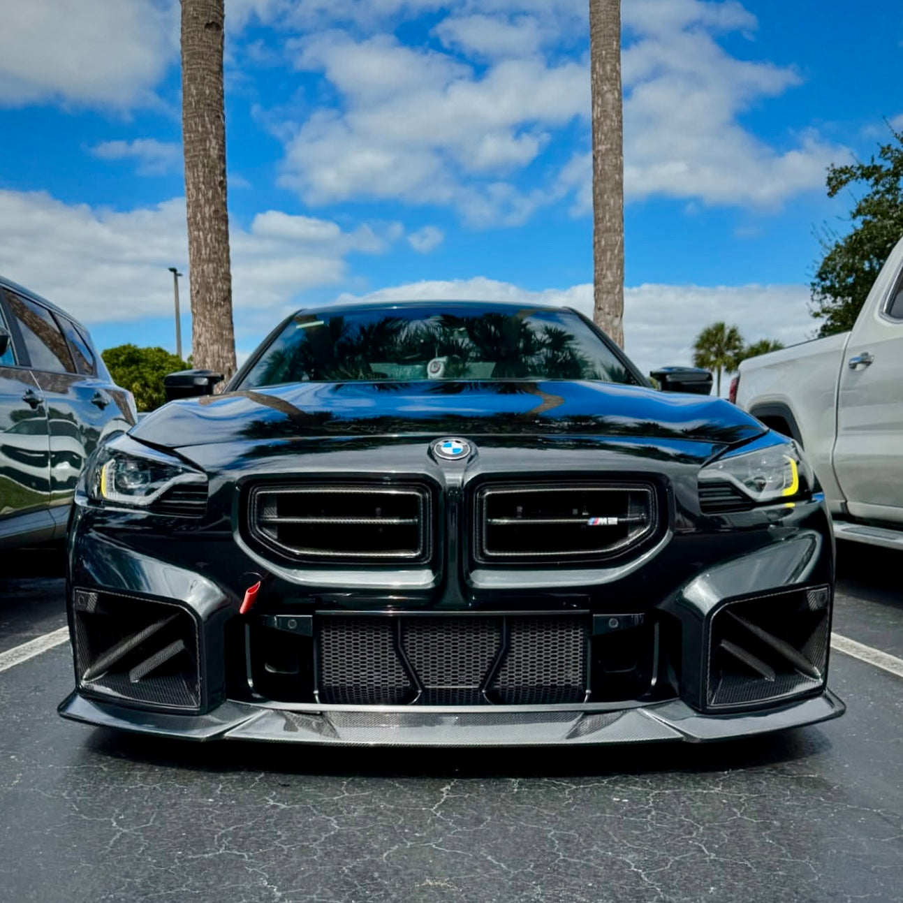 BMW G87 M2 MHC Style Carbon Fiber Front Lip (2023 - Present)