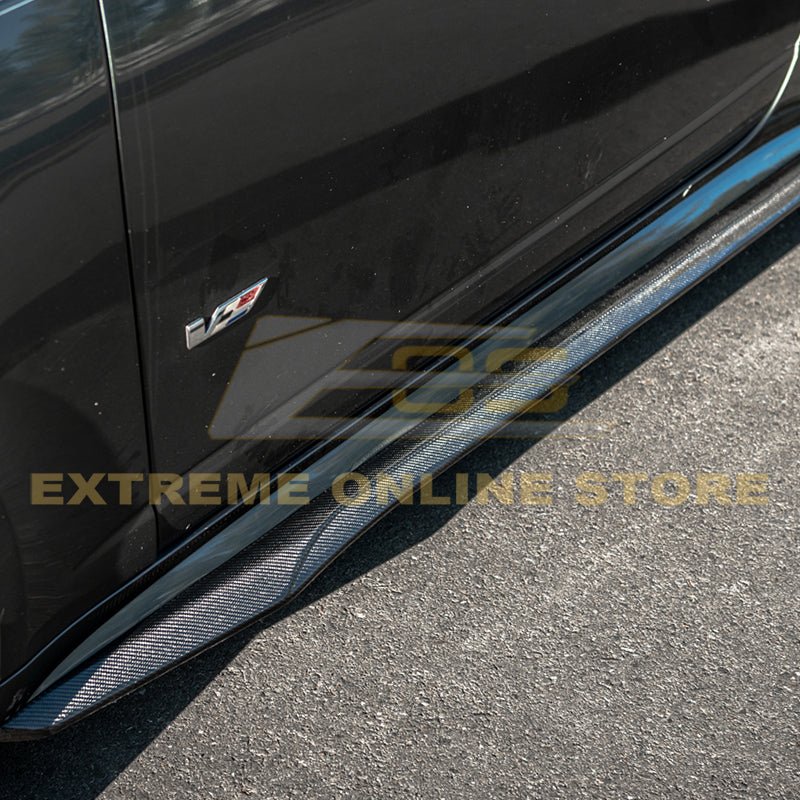 Cadillac CTS-V Coupe Carbon Fiber Side Skirts 2009-2015