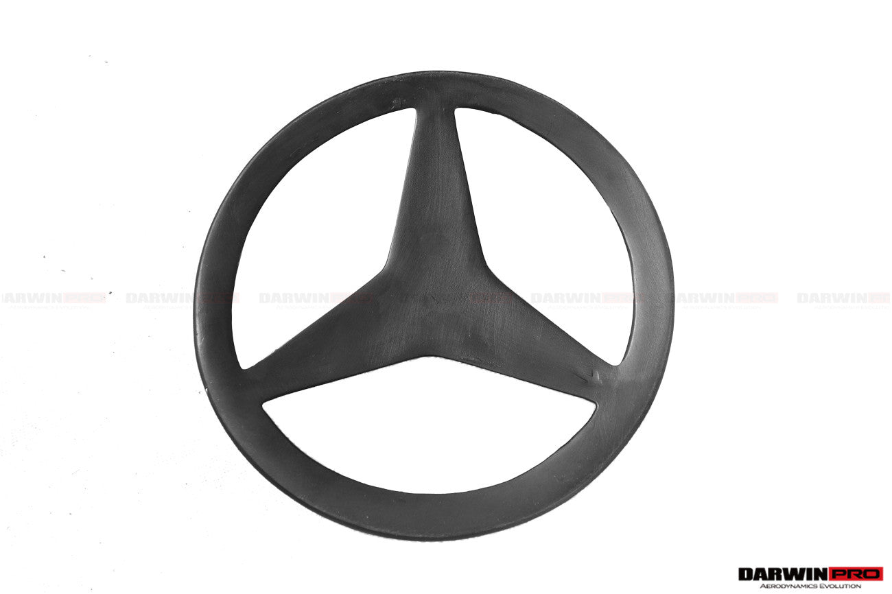 2015 - 2018 Mercedes Benz W205 C63 & C63S AMG Coupe IMP Carbon Fiber Grille LOGO Cover
