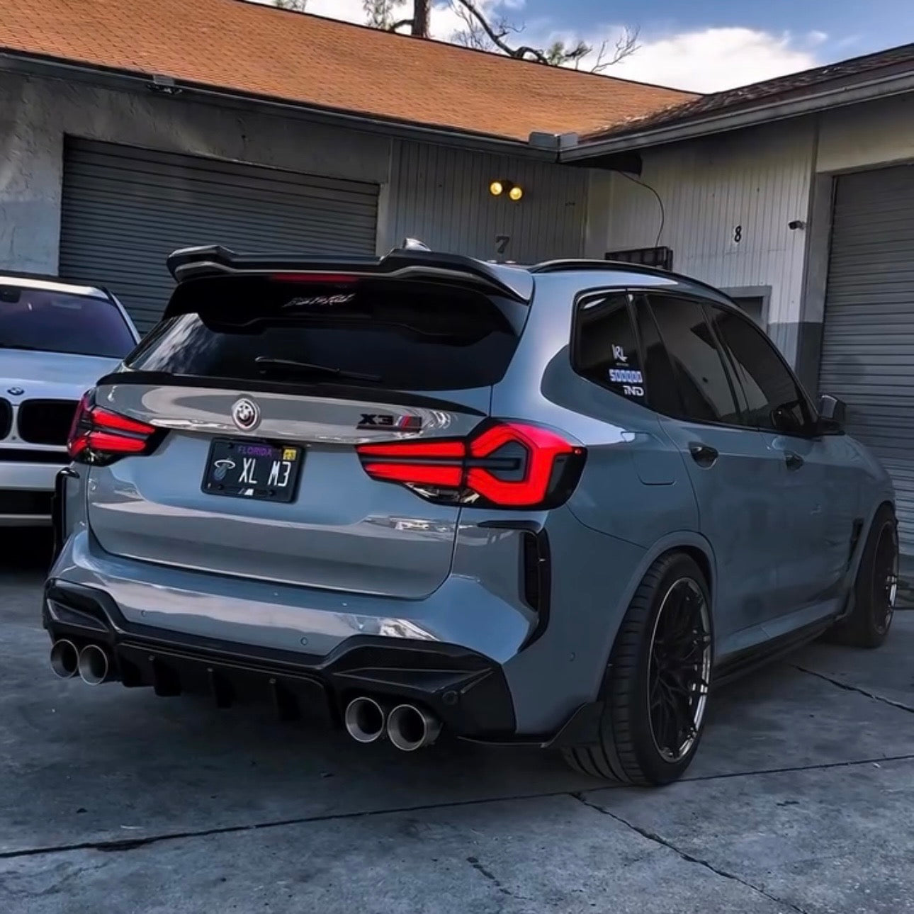 BMW G01 G08 F97 X3 iX3 X3M Clear Smoked LCI Style LED Taillights 2018-2023