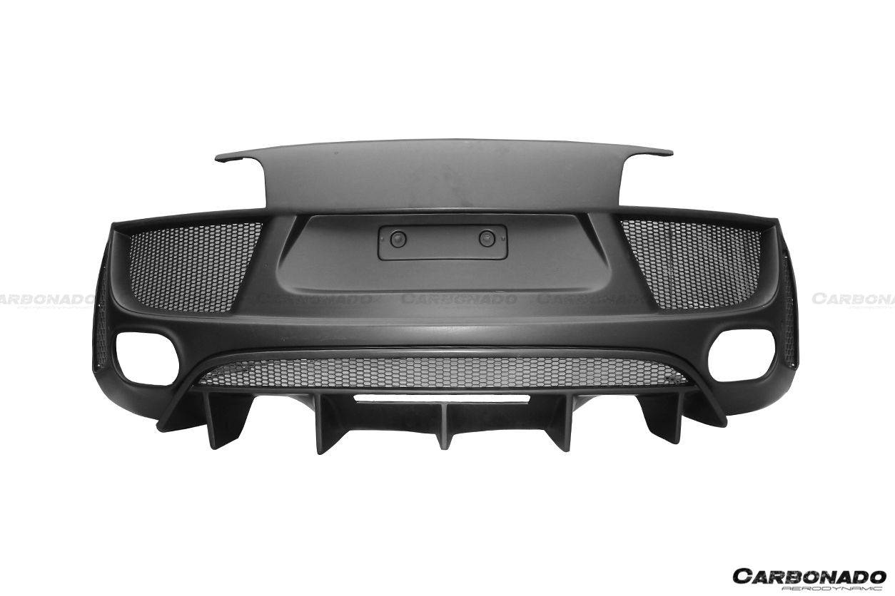 Audi R8 Type 42 V8 V10 DPGT Style Rear Bumper with Exhaust Tips 2006-2015