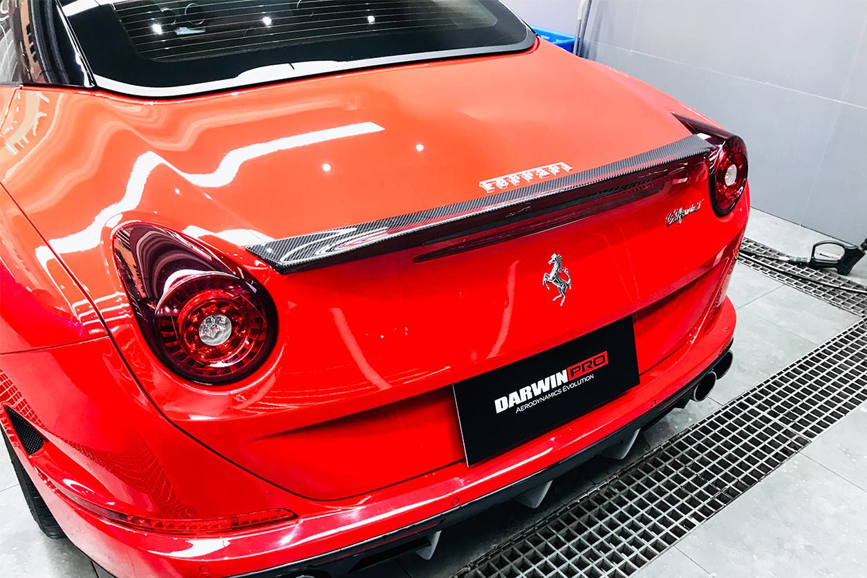 2015 - 2018 Ferrari California BKSS Style Carbon Fiber Trunk Spoiler