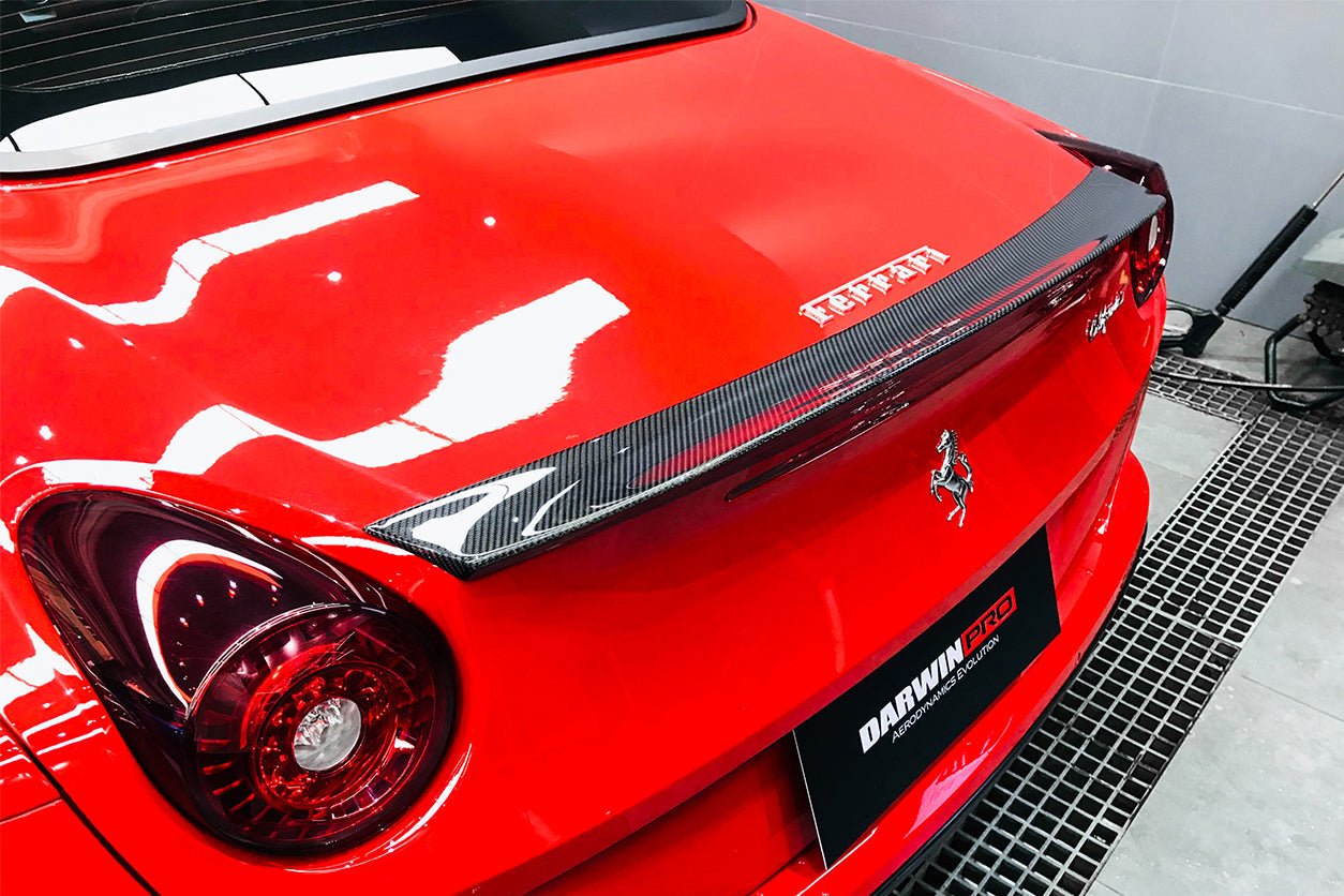 2015 - 2018 Ferrari California BKSS Style Carbon Fiber Trunk Spoiler