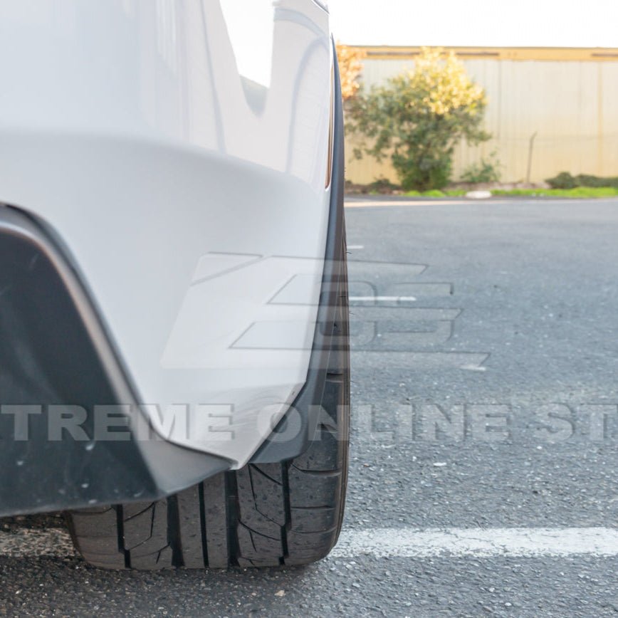 Chevrolet Camaro 6th Gen GM Style Black Front Rear Splash Guards Mud Flaps Set 2016-2024