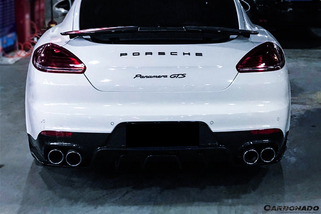2013 - 2016 Porsche Panamera 970.2 BS-Sport Style Carbon Fiber Rear Diffuser