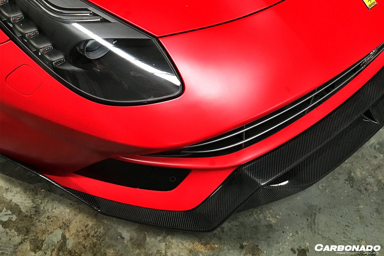 2012 - 2017 Ferrari F12 Berlinetta DC Style Carbon Fiber Front Lip
