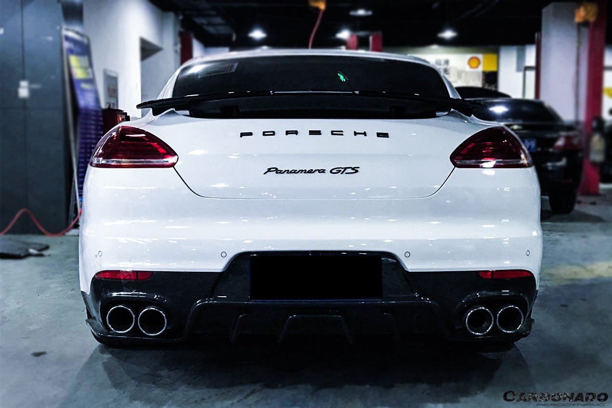 2013 - 2016 Porsche Panamera 970.2 BS-Sport Style Carbon Fiber Rear Diffuser
